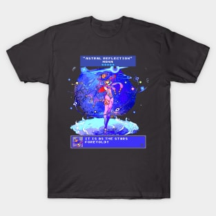 Genshin Impact Mona Retro RPG T-Shirt